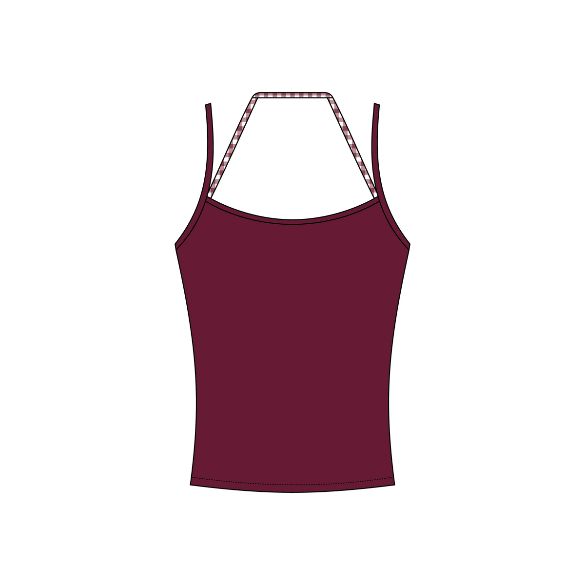 California State University, San Marcos x Gamma Phi Beta 'Annual Chapter Merch' Sara Double Layer Tank Top