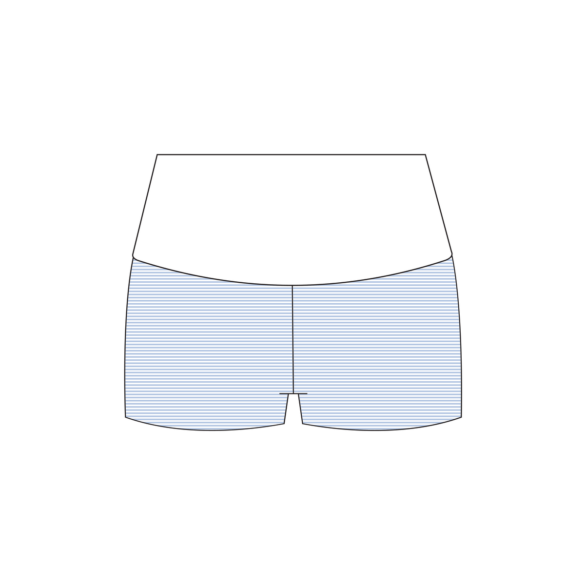 University of Illinois at Urbana-Champaign x Sigma Delta Tau 'Work week' Haven Foldover Shorts