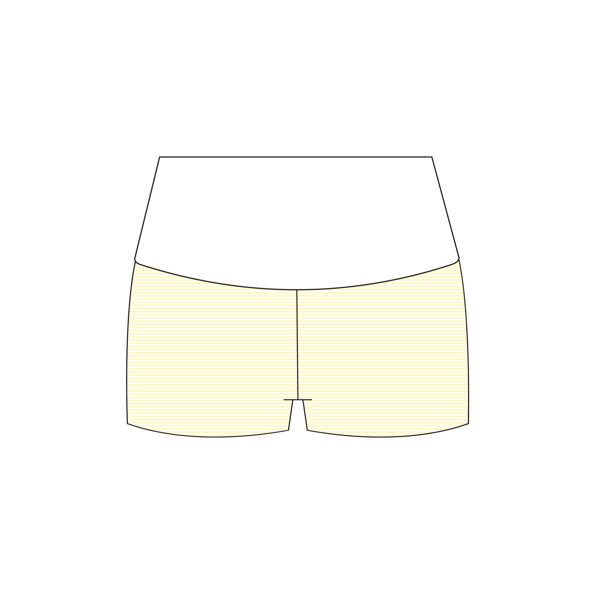 University of Illinois at Urbana-Champaign x Sigma Delta Tau 'Work week' Haven Foldover Shorts