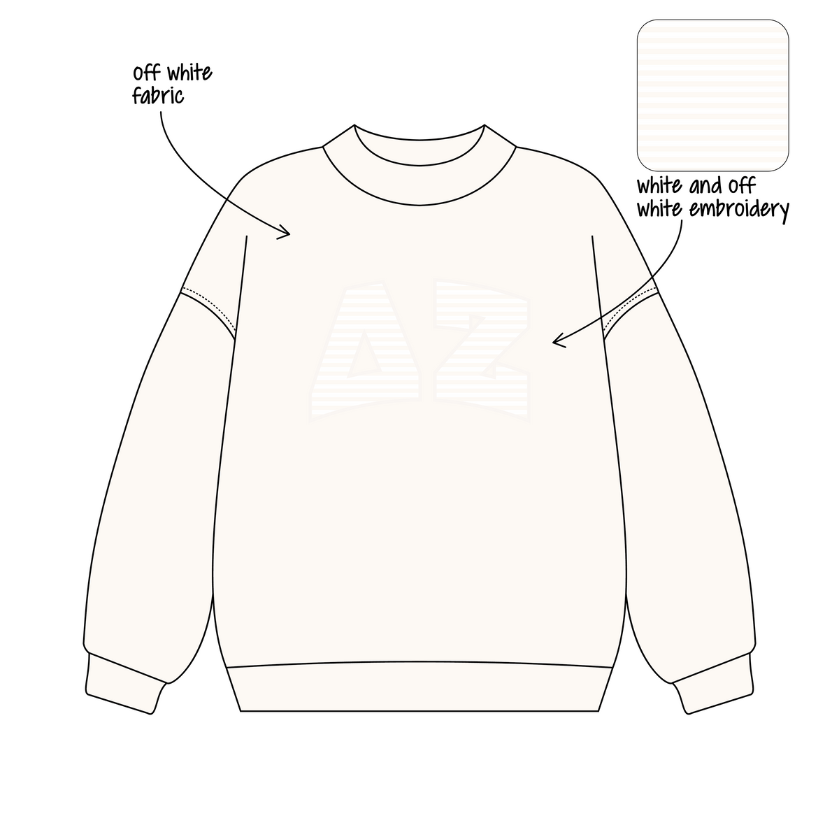 University of Washington x Delta Zeta 'Fall Merch' Signature Mockneck