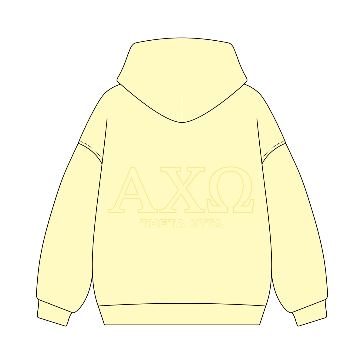 Baylor University x Alpha Chi Omega 'PR' Signature Zip-Up Hoodie