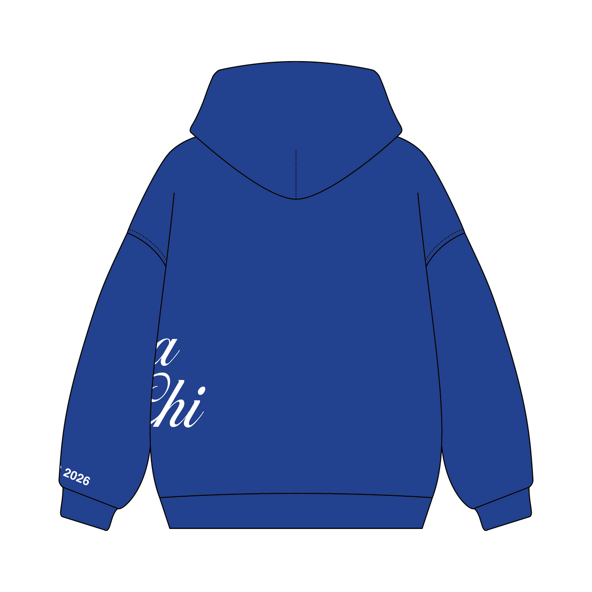 Baylor University x Alpha Chi Omega 'Exec merch' Signature Hoodie