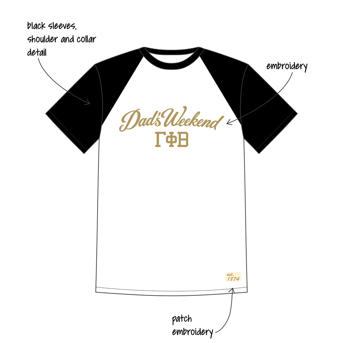 University of Colorado Boulder x Gamma Phi Beta 'Dads wknd' Leo T-Shirt