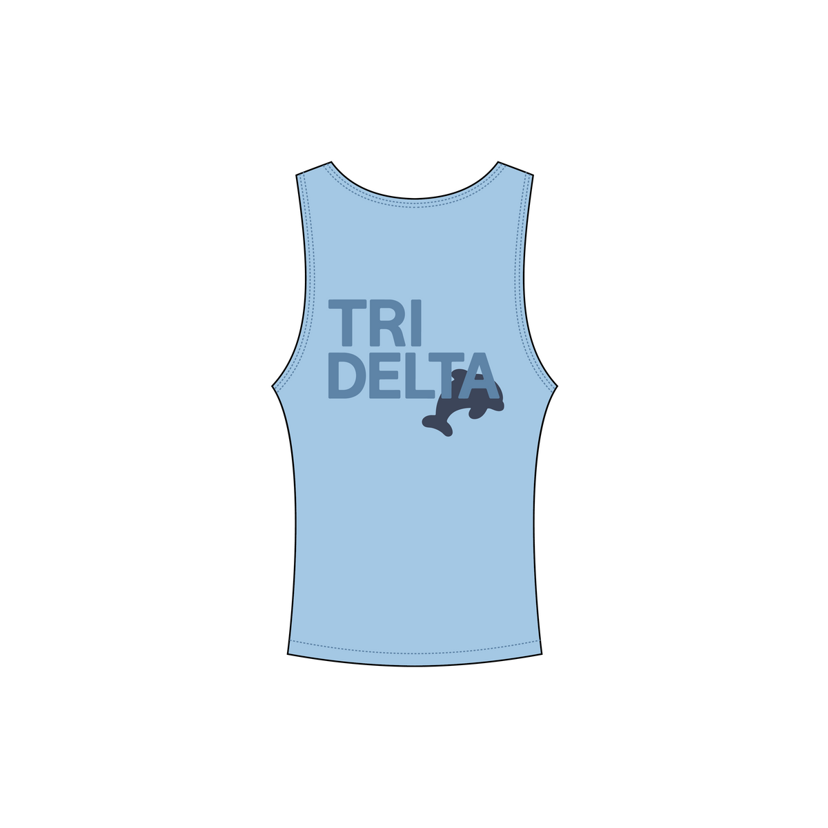 Southern Methodist University x Delta Delta Delta 'Winter Merch Drop' Hailey Tank Top