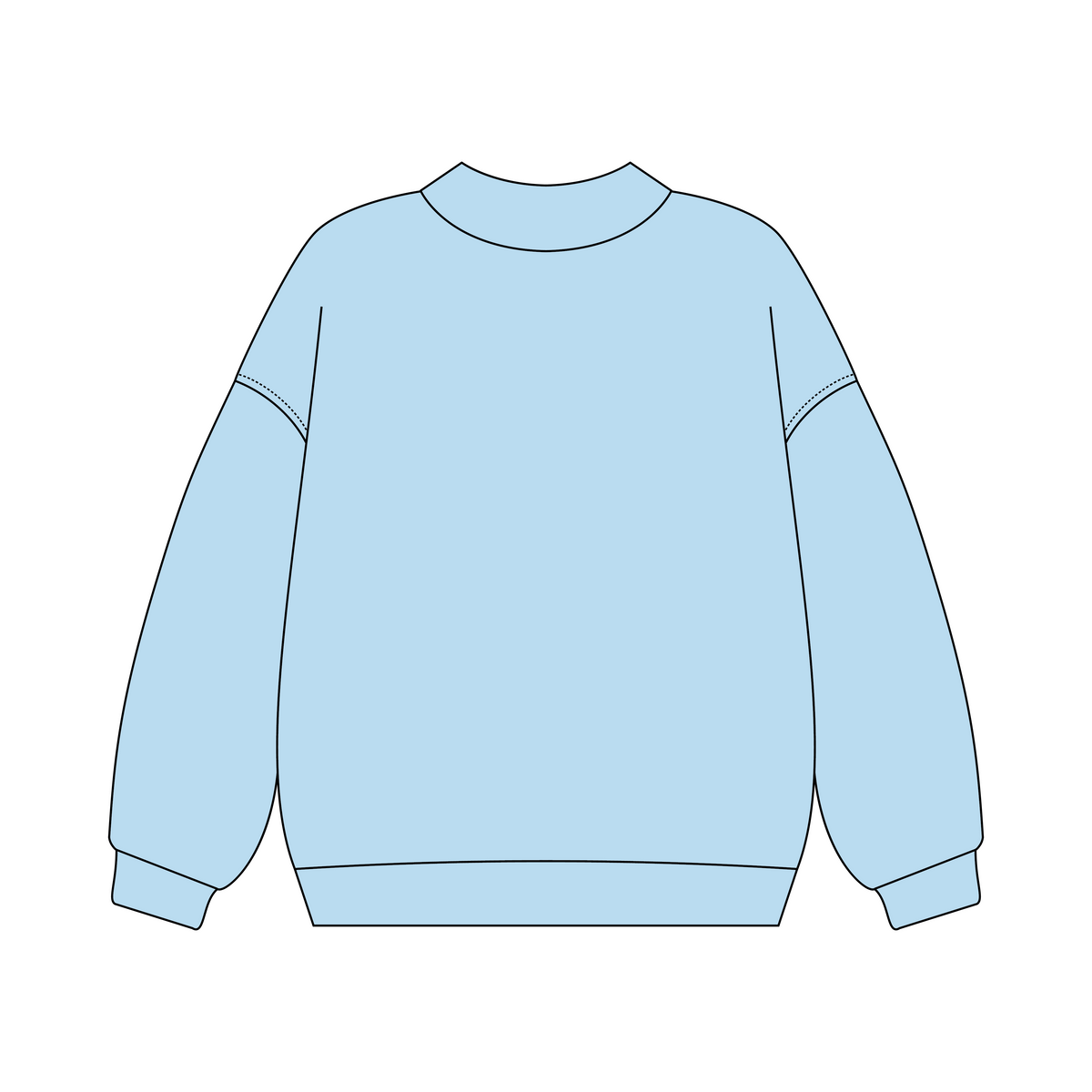 University of Wisconsin-Madison x Delta Delta Delta 'New member merch' Signature Mockneck