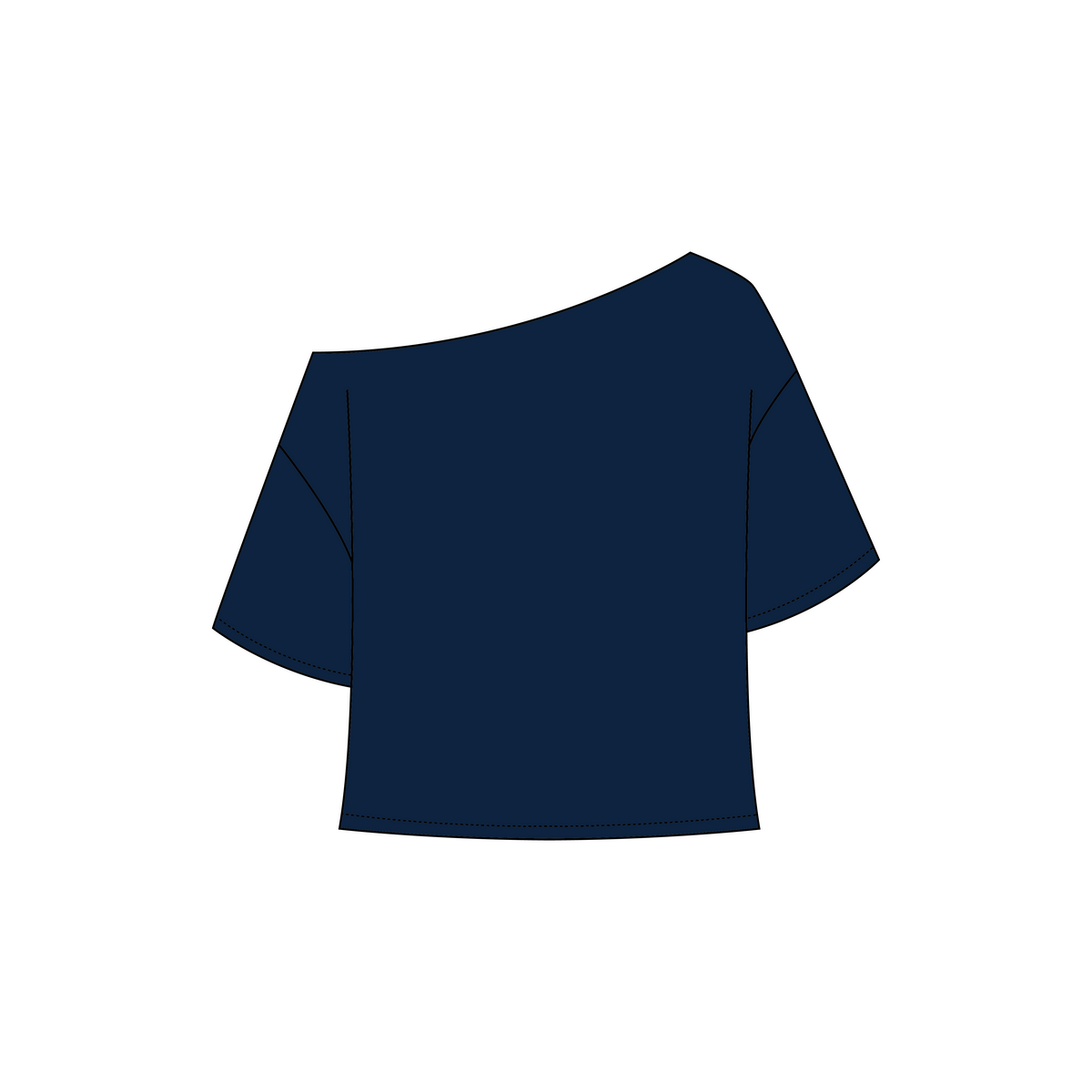 Wake Forest University x Kappa Kappa Gamma 'Fall Merch Drop' Ella Cut Off Tee