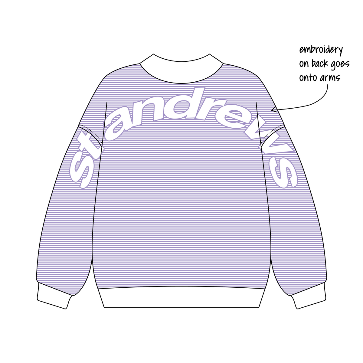 University of St Andrews x Her Campus 'Fall Merch' Signature Mockneck