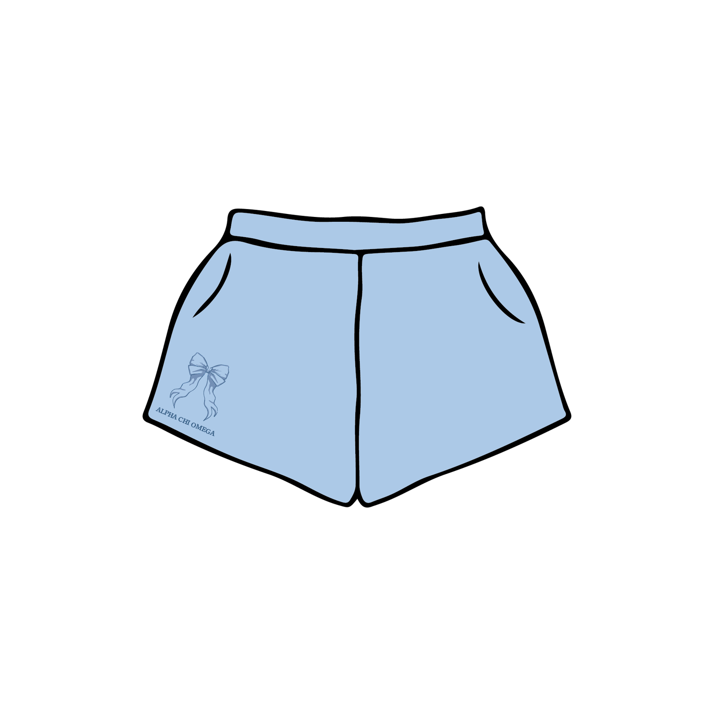 University of Minnesota Twin Cities x Alpha Chi Omega 'Spring Initiation' Sweatshorts