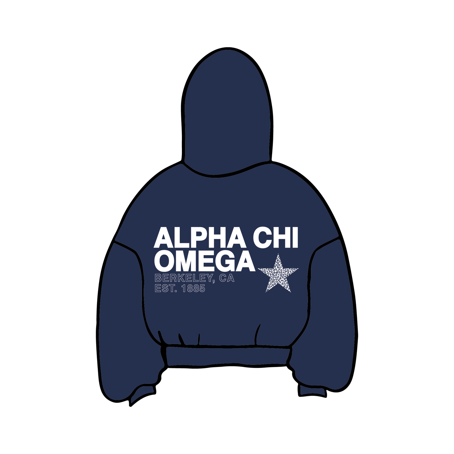University Of California Berkeley X Alpha Chi Omega 'General' Hoodie
