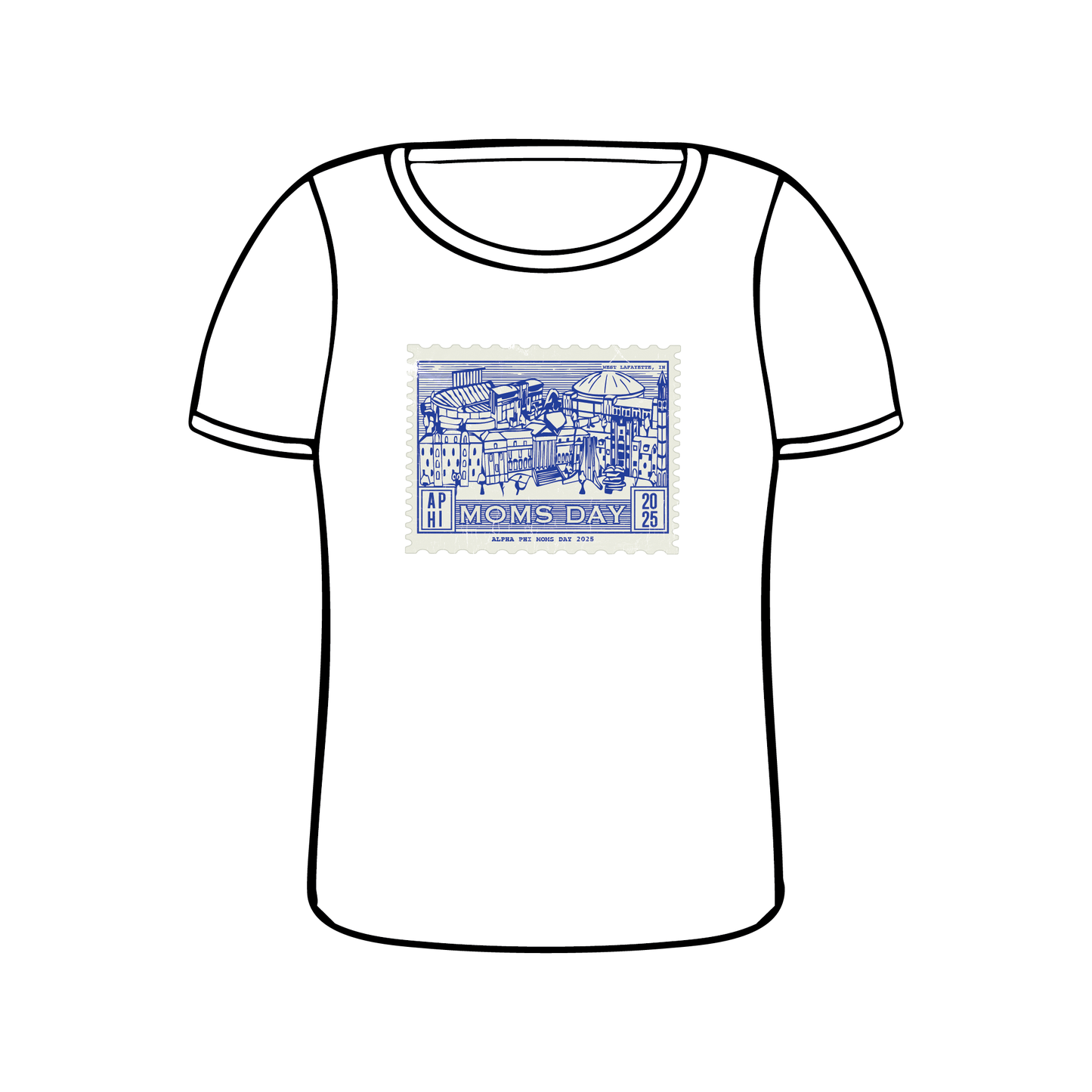 Purdue University x Alpha Phi 'Moms Day' Top