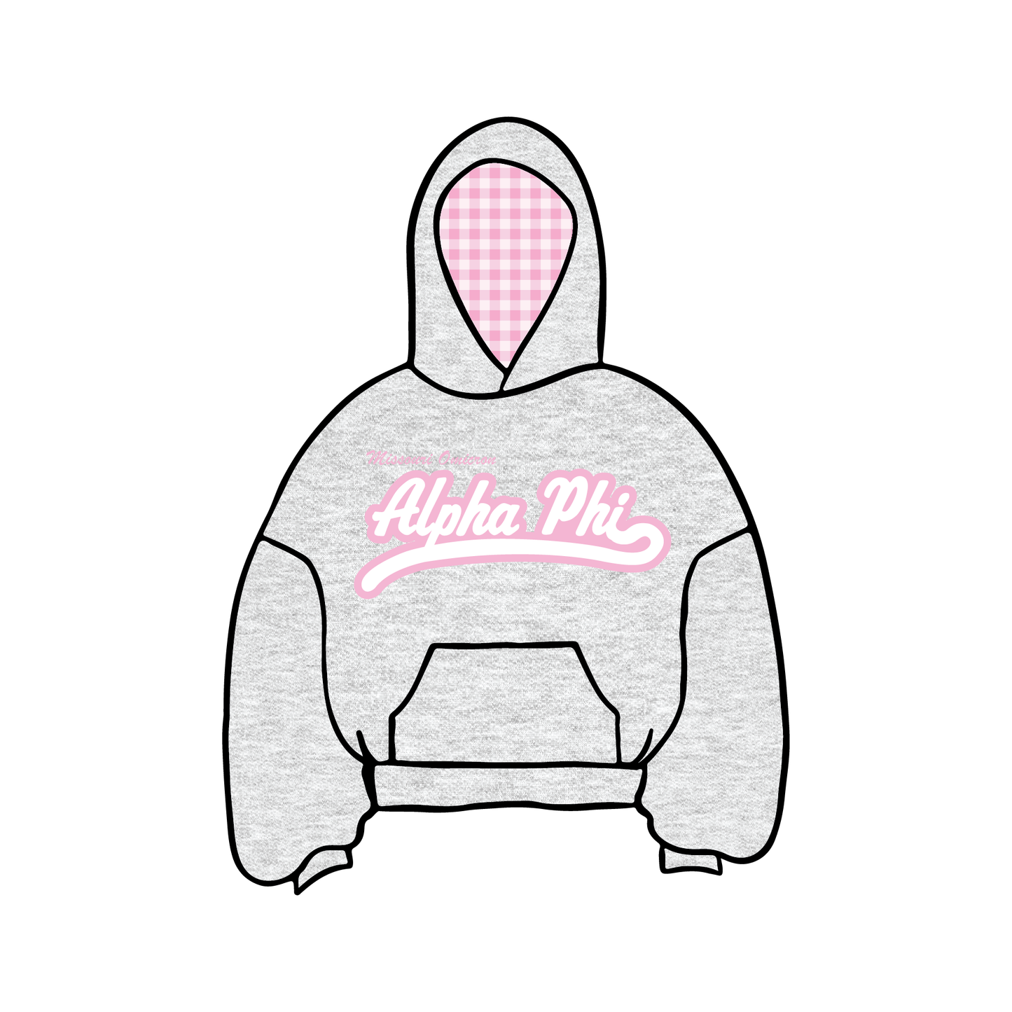 University of Missouri x Alpha Phi 'Winter Merch' Hoodie