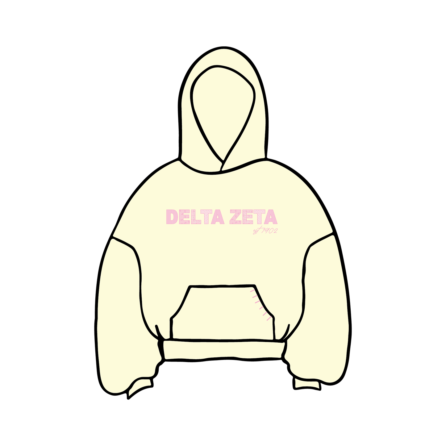 Appalachian State University x Delta Zeta 'Spring Mech' Hoodie