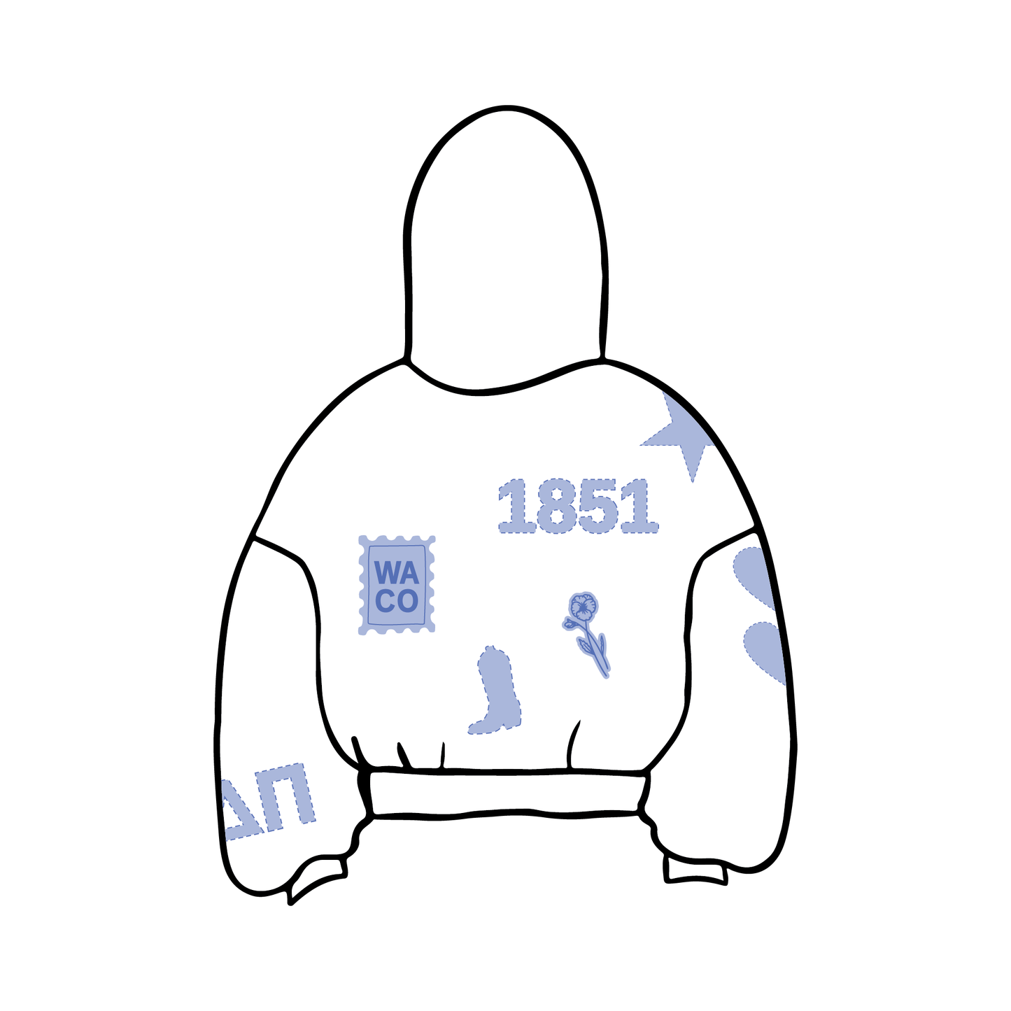 Baylor University x Alpha Delta Pi 'Winter PR Sweat Set' Hoodie