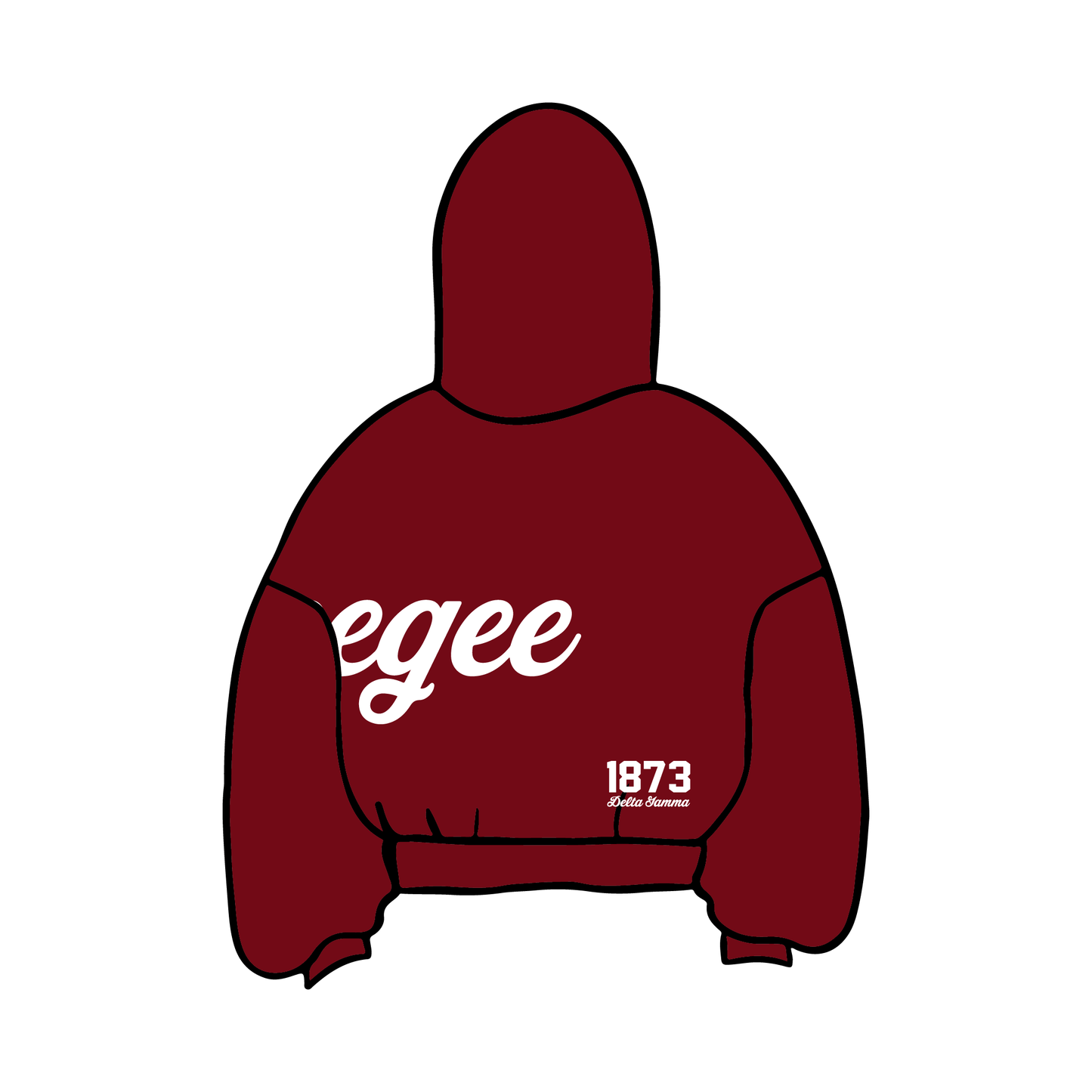 Bucknell University x Delta Gamma 'Fall Merch 2025' Hoodie