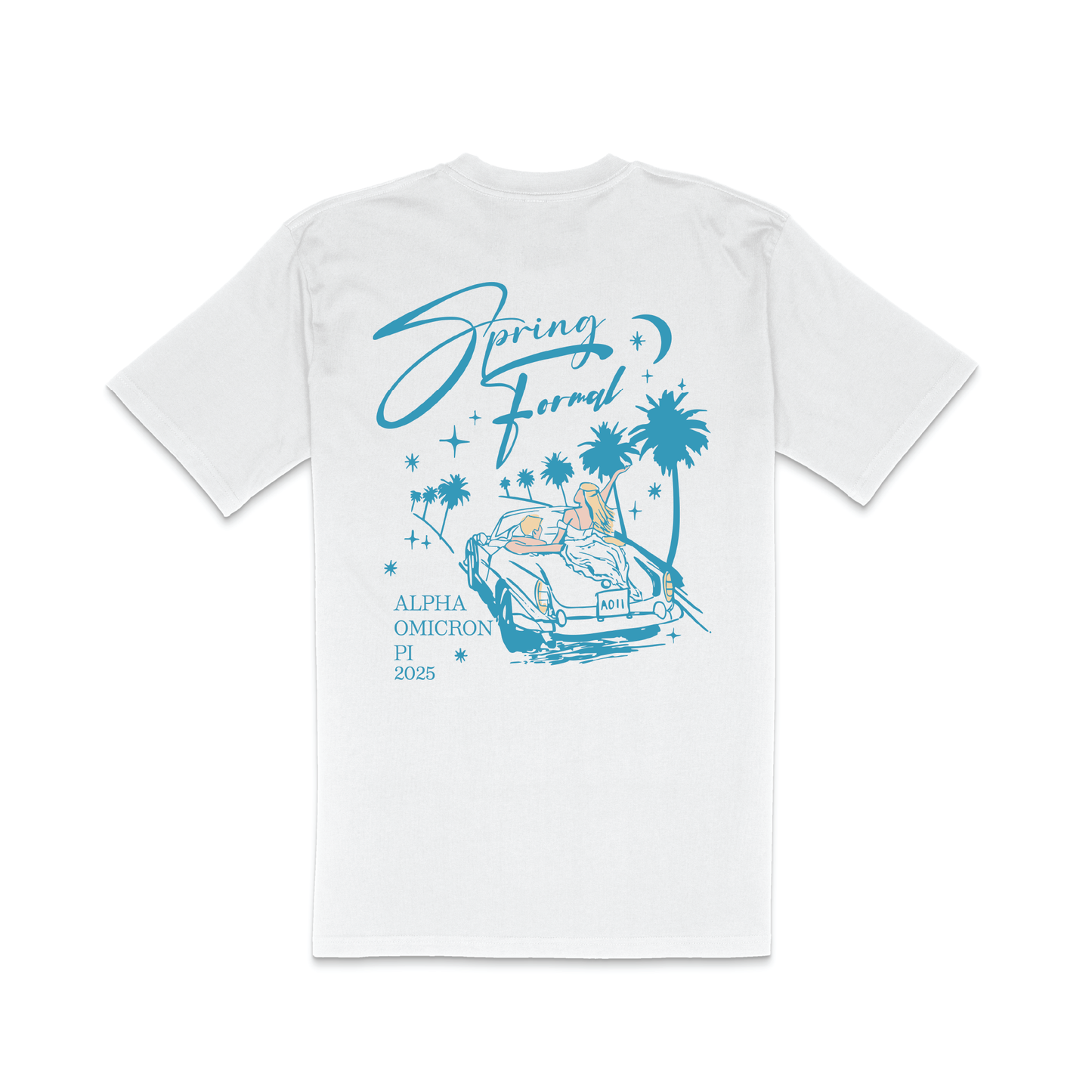California Polytechnic State University, San Luis Obispo x Alpha Omicron Pi 'Spring Formal' Tee