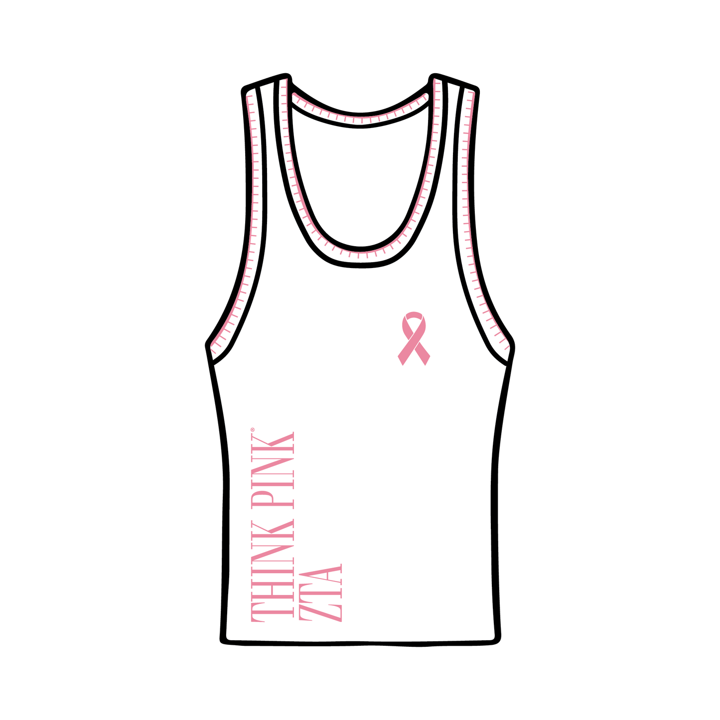 California State University, Long Beach x Zeta Tau Alpha 'Philanthropy Week' Tank Top