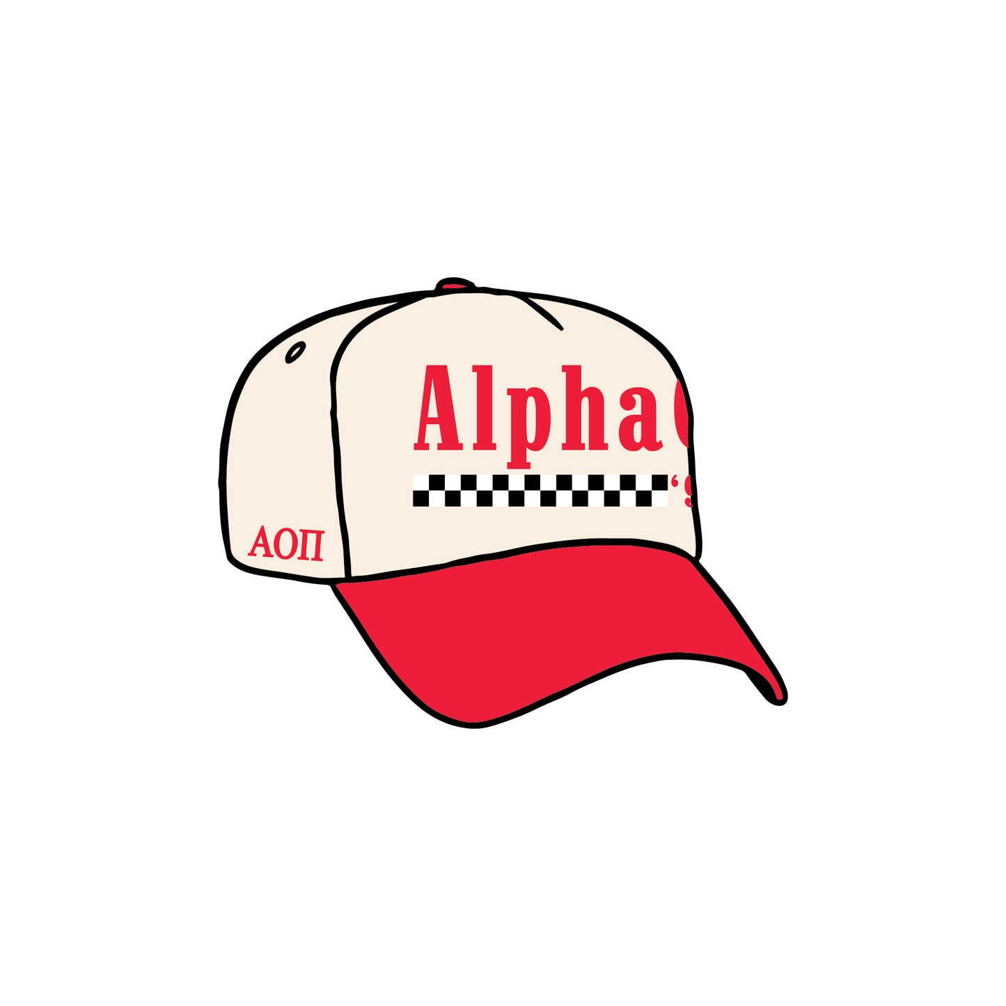 California Polytechnic State University, San Luis Obispo x Alpha Omicron Pi 'Work Week 2025' Hat