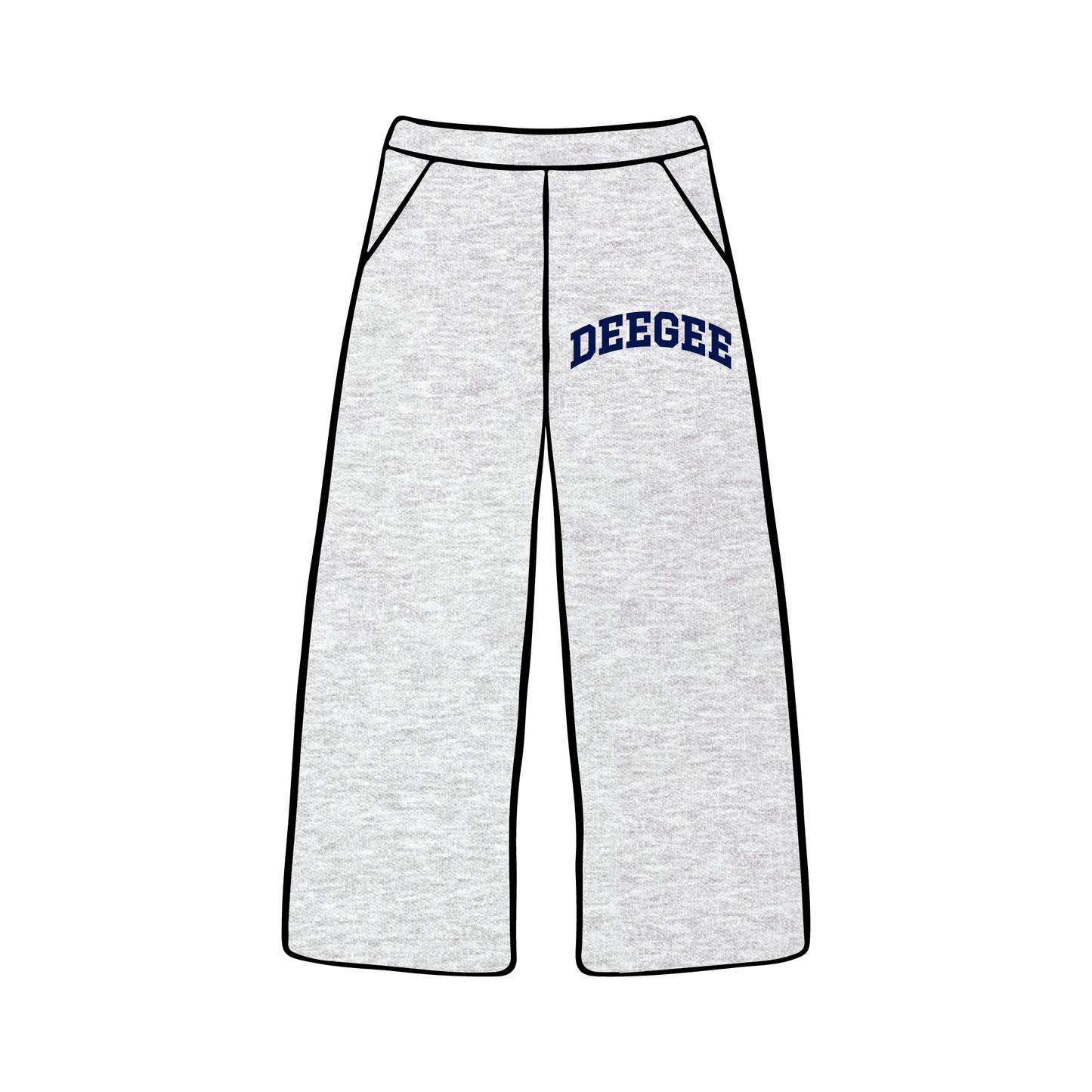 Virginia Polytechnic Institute and State University x Delta Gamma 'DeeGee' Wide-leg Sweatpants