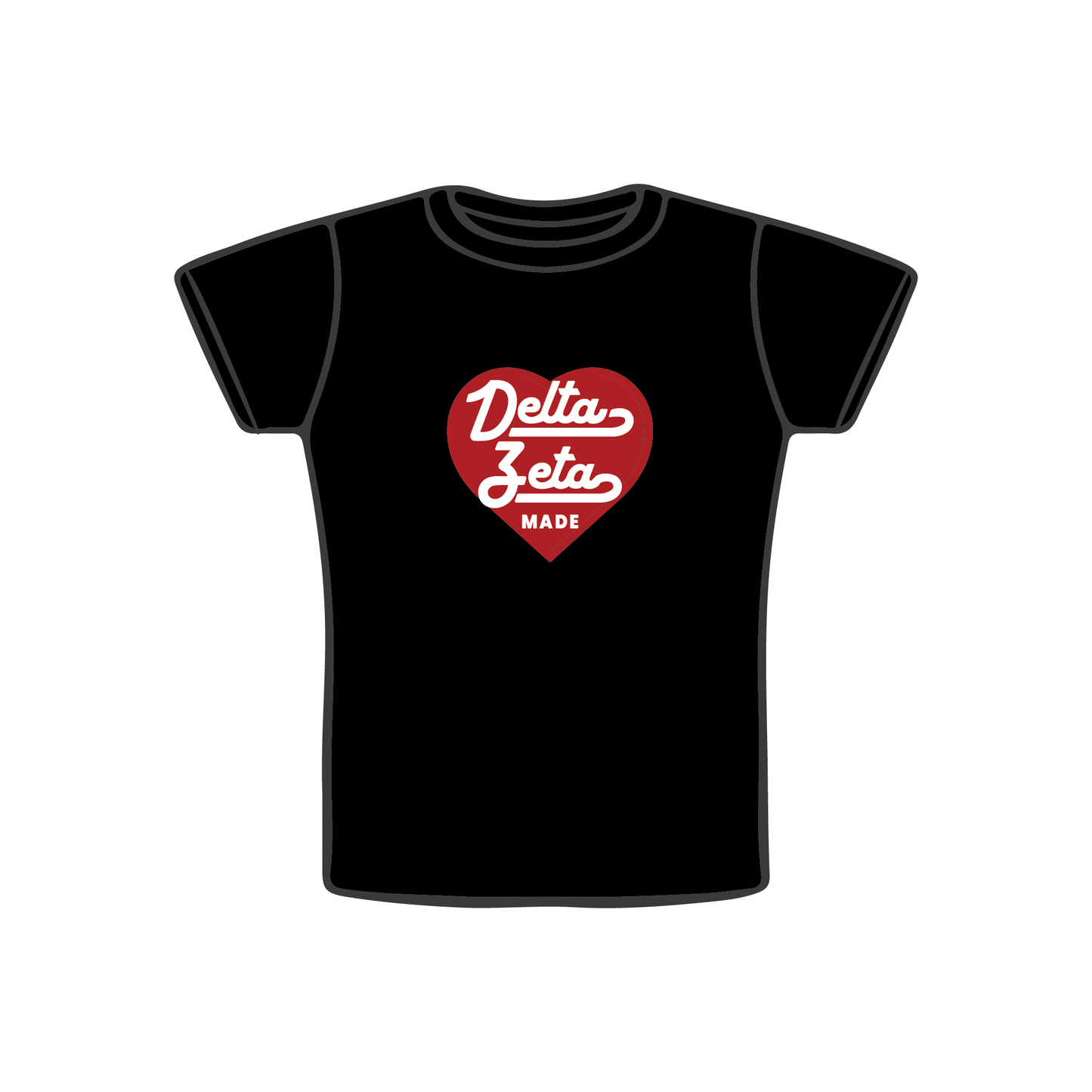 Western Michigan University x Delta Zeta 'Spring Apparel Drop' Baby Tee