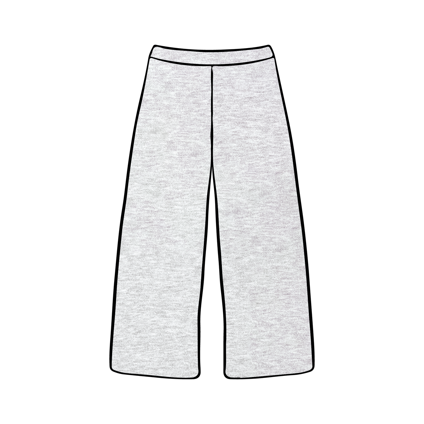 Virginia Polytechnic Institute and State University x Delta Gamma 'DeeGee' Wide-leg Sweatpants