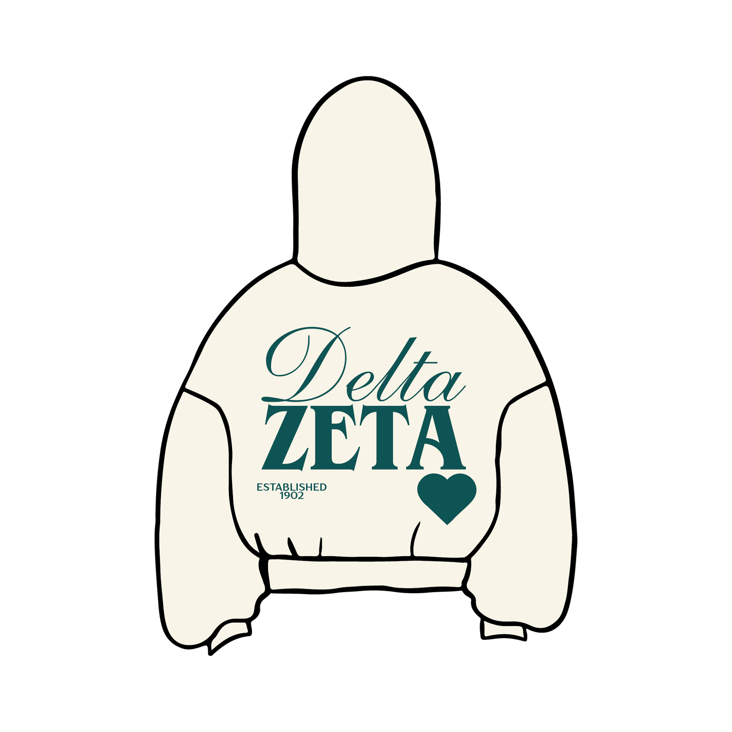 Western Michigan University x Delta Zeta 'Spring Apparel Drop' Hoodie