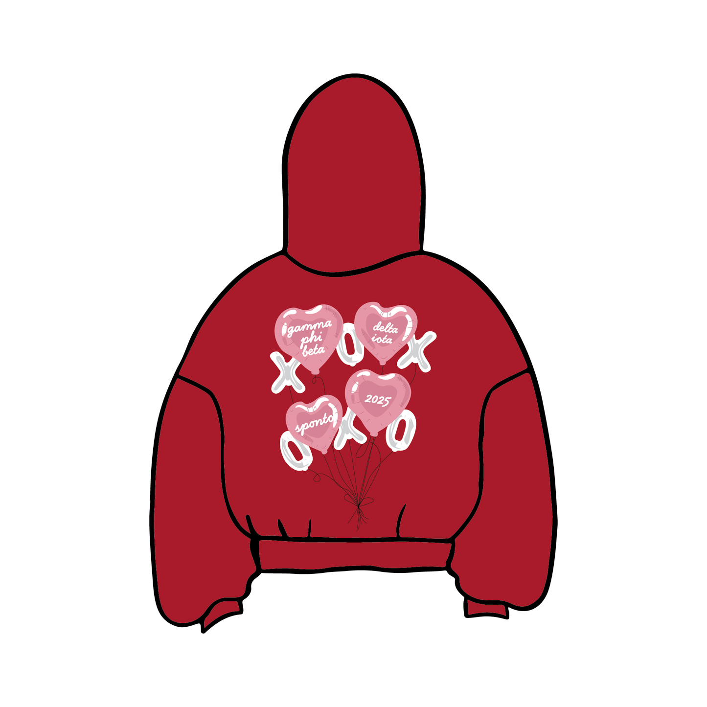 Purdue University x Gamma Phi Beta 'Sponto 2025' Hoodie