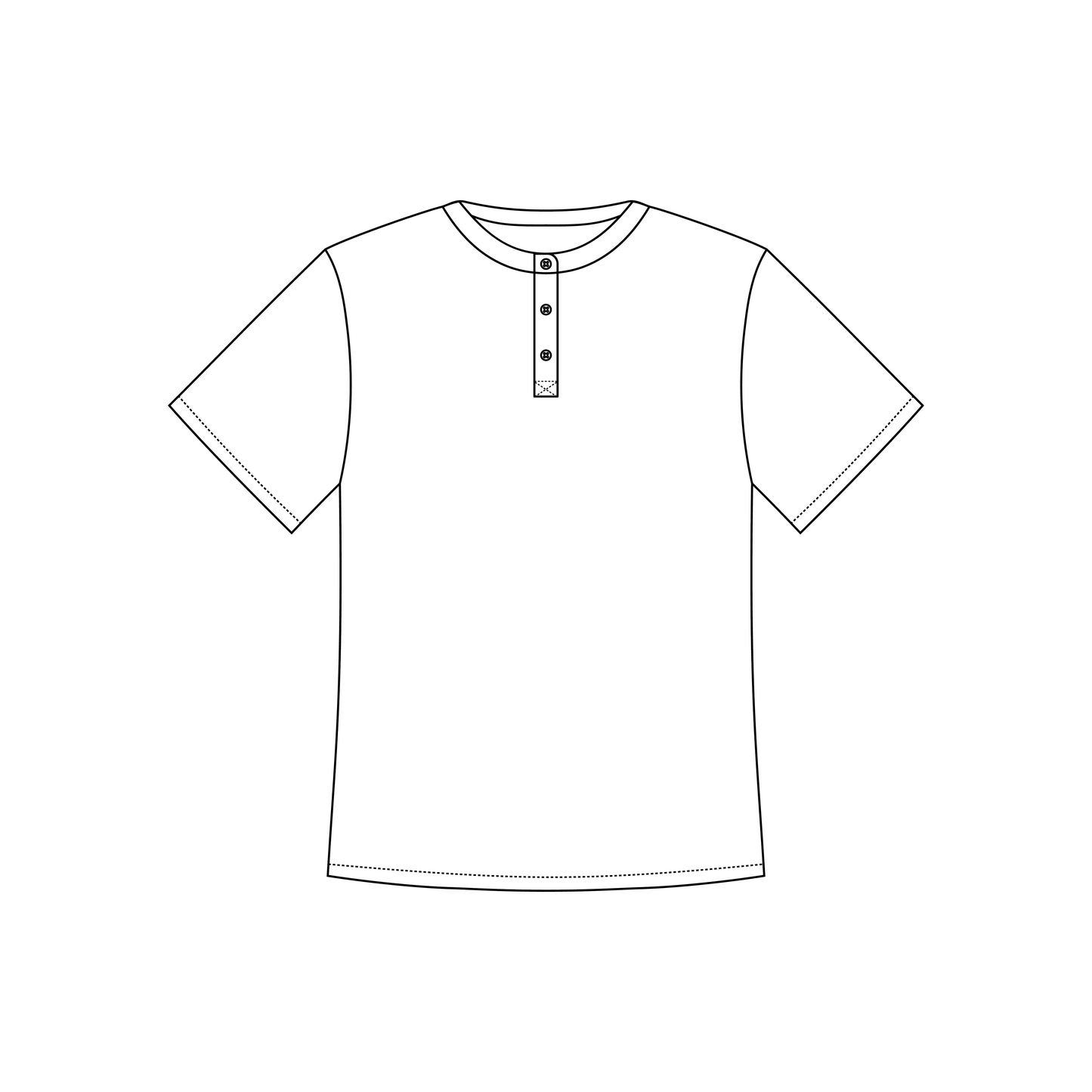 Olivia Short Sleeve Henley