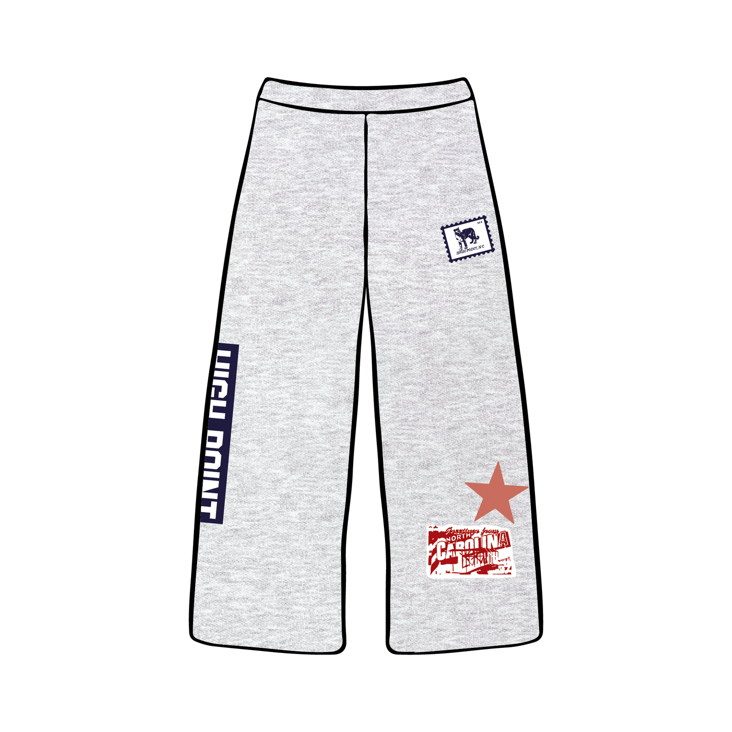 High Point University x Alpha Gamma Delta 'Date Party' Sweatpants