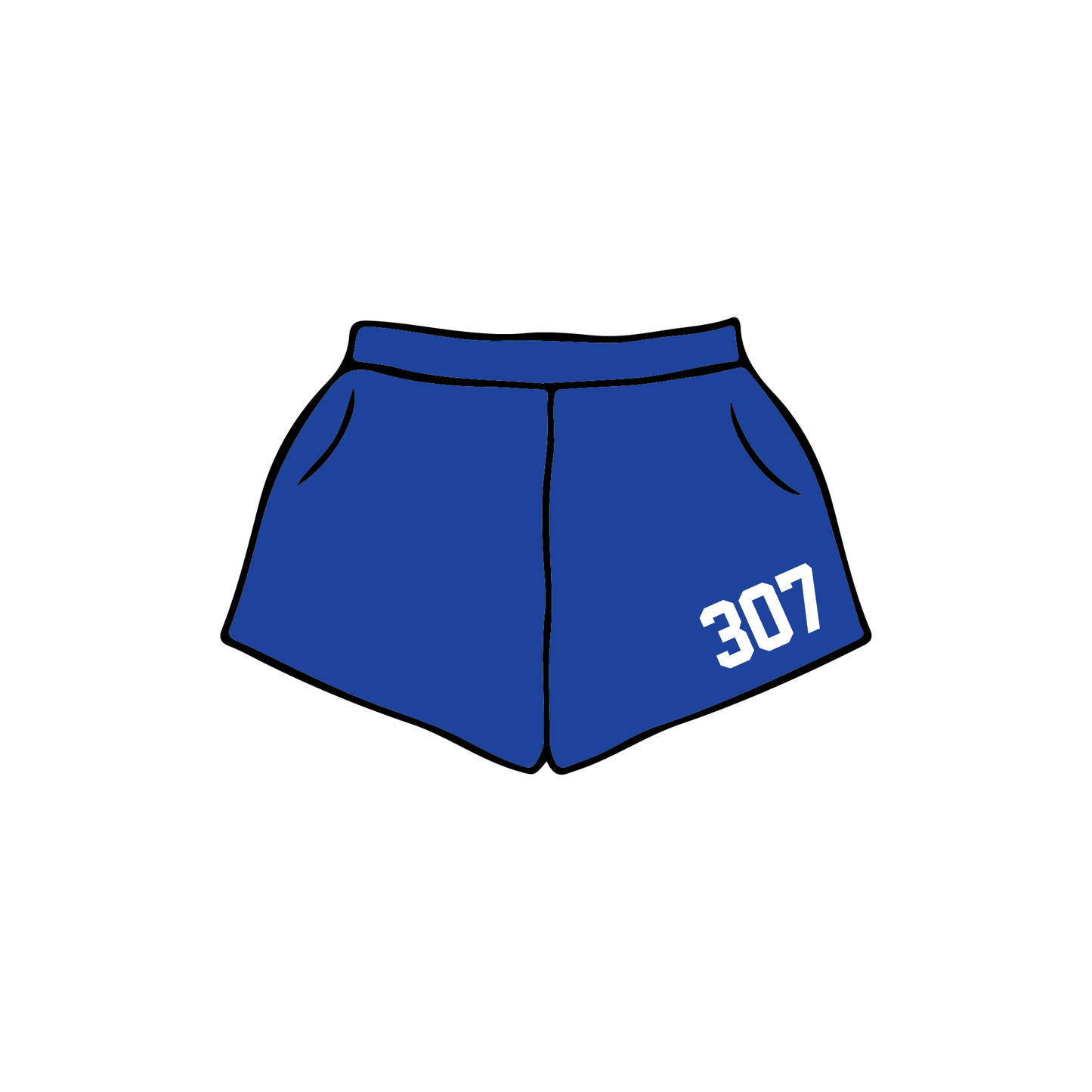 Iowa State University x Alpha Phi 'Spirit Rally' Sweatshorts