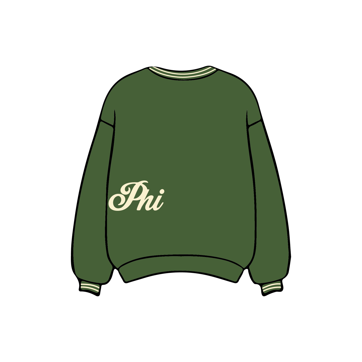 Iowa State University x Alpha Phi 'Spring Break Merch' Crewneck