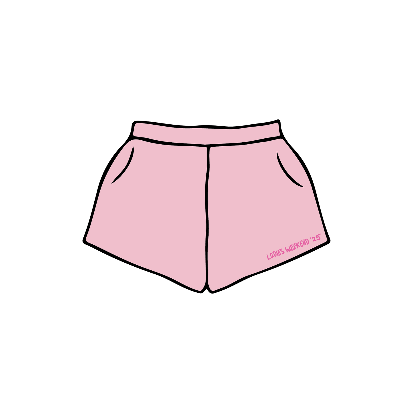University of Wisconsin-Madison x Kappa Alpha Theta 'Ladies Weekend' Sweatshorts