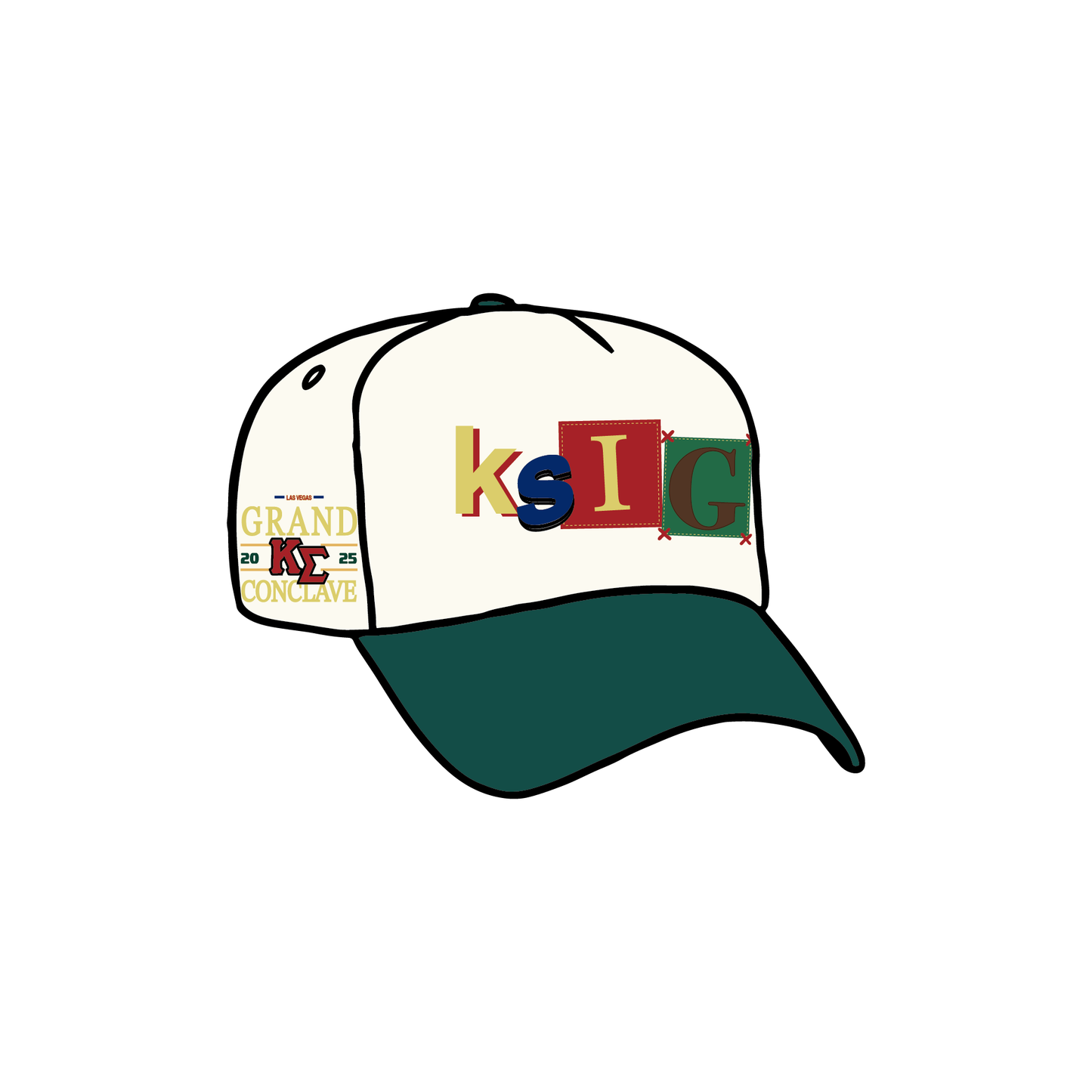 Kappa Sigma 'Grand Conclave Convention Letter Block' Hat
