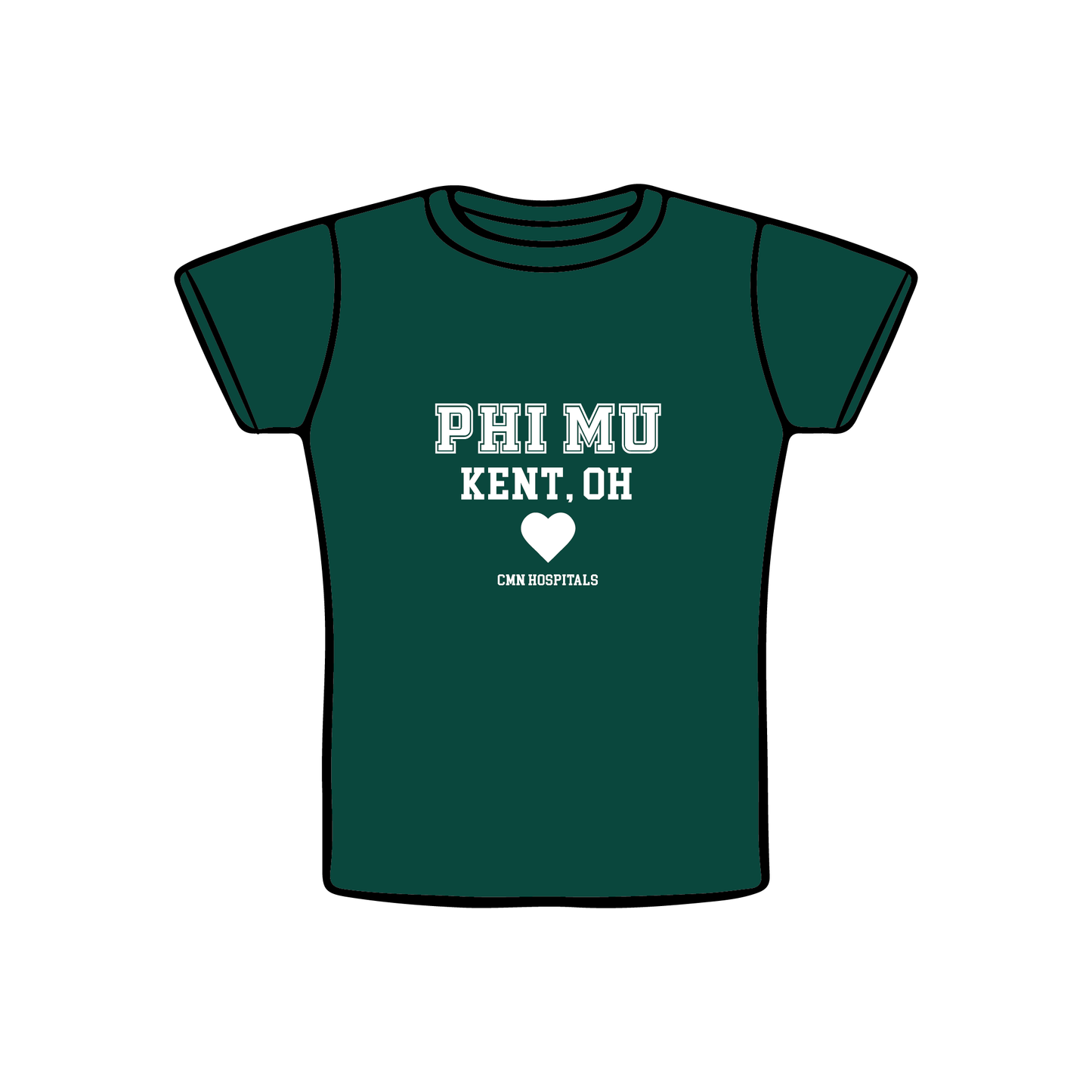 Kent State University x Phi Mu 'Recruitment' Baby Tee
