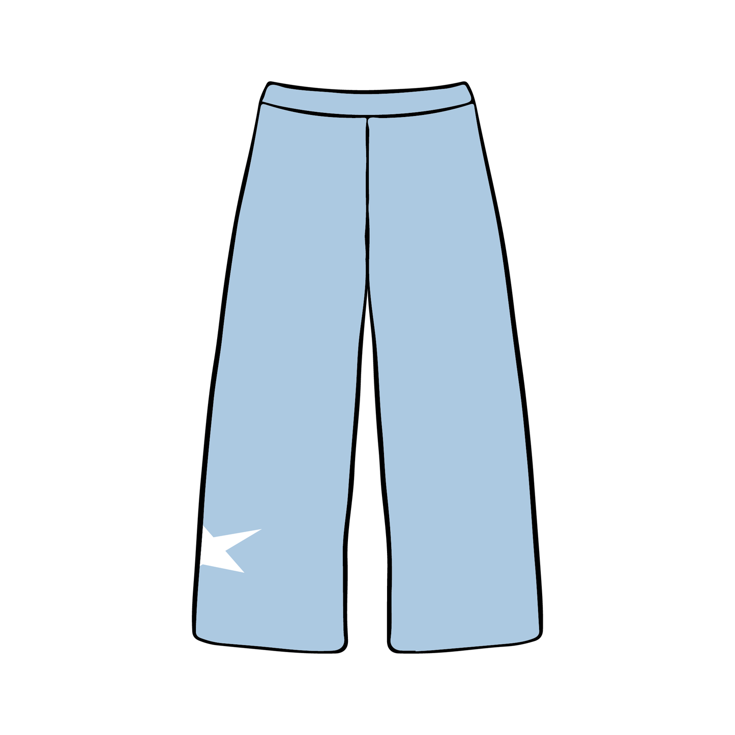 Miami University x Alpha Phi 'Star' Wide-leg Sweatpants
