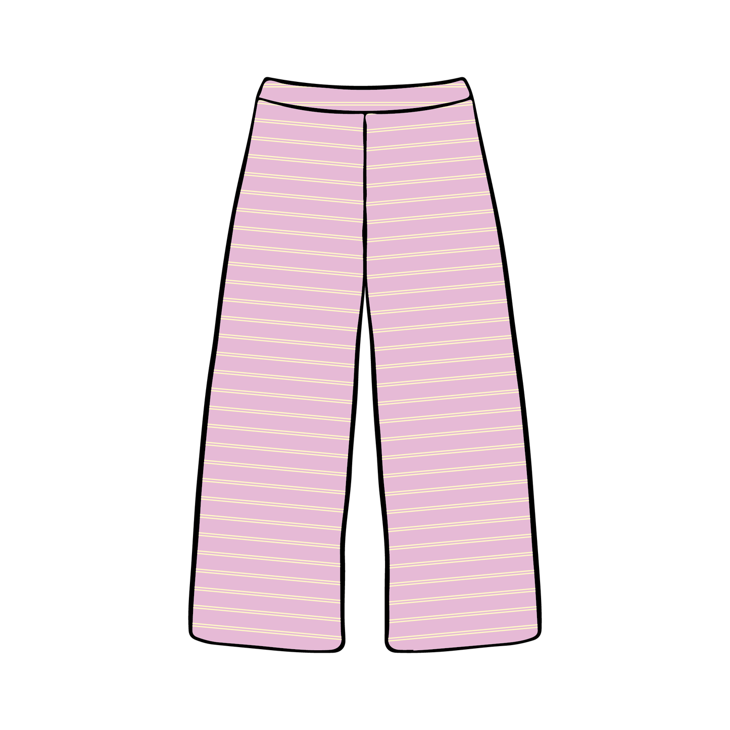 Miami University x Alpha Xi Delta 'Summer Merch' Wide-leg Sweatpants