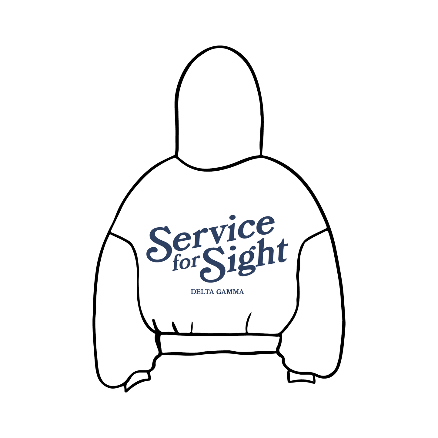 Northeastern University x Delta Gamma 'Philanthropy Merch' Zip-Up Hoodie