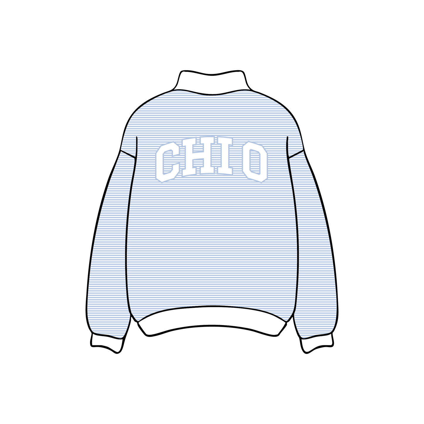 Ohio University x Chi Omega 'Work Week PR' Mockneck