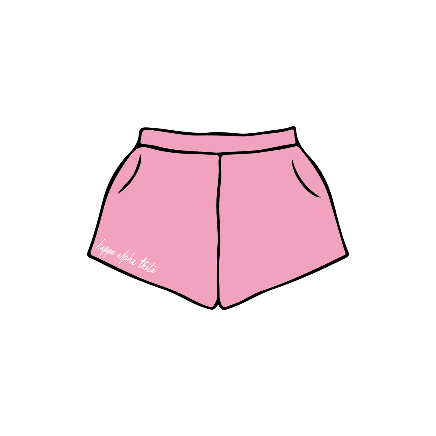 Kappa Alpha Theta 'Pink' Sweatshorts