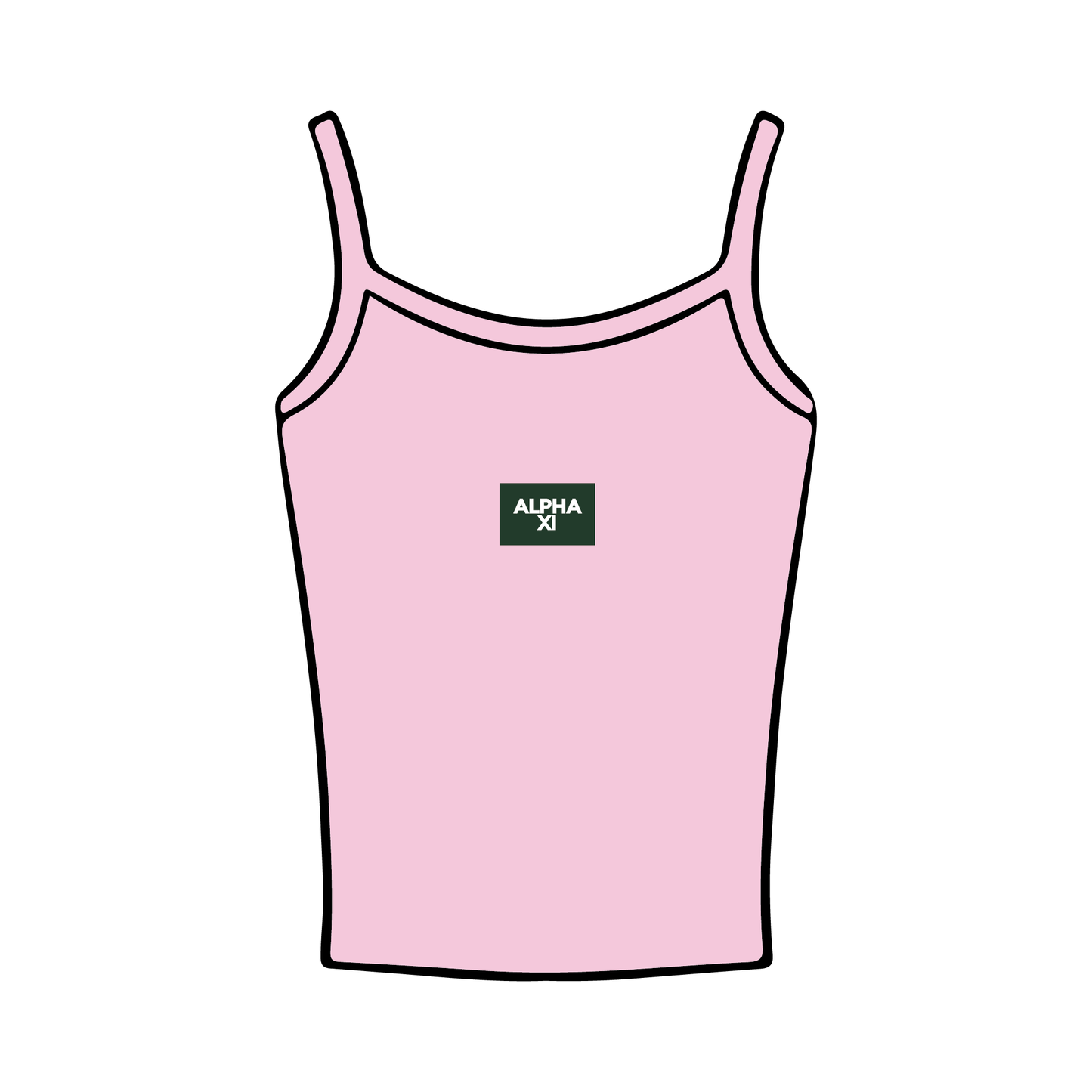 Penn State University x Alpha Xi Delta 'PR' Spaghetti Tank Top