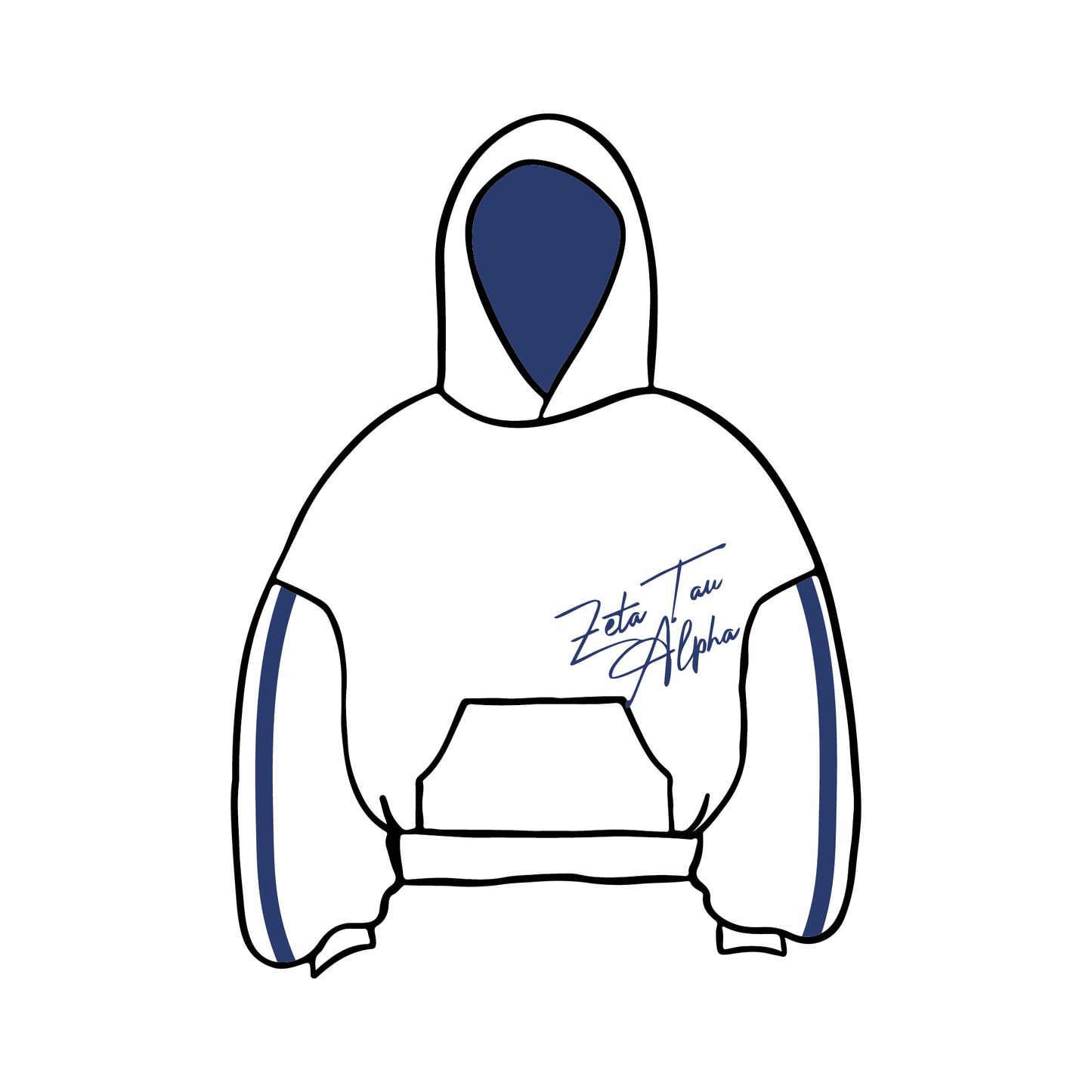 Penn State University x Zeta Tau Alpha 'Fall Merch' Hoodie