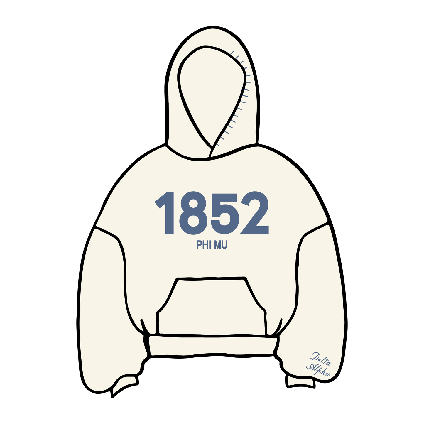 Indiana University Bloomington x Phi Mu 'PR Drop 2025' Hoodie