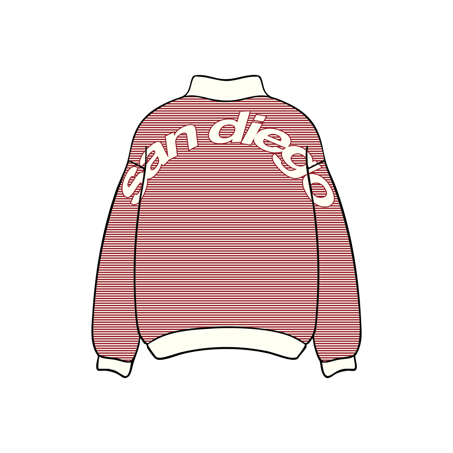 San Diego State University x Alpha Phi 'Spring Merch' Mockneck