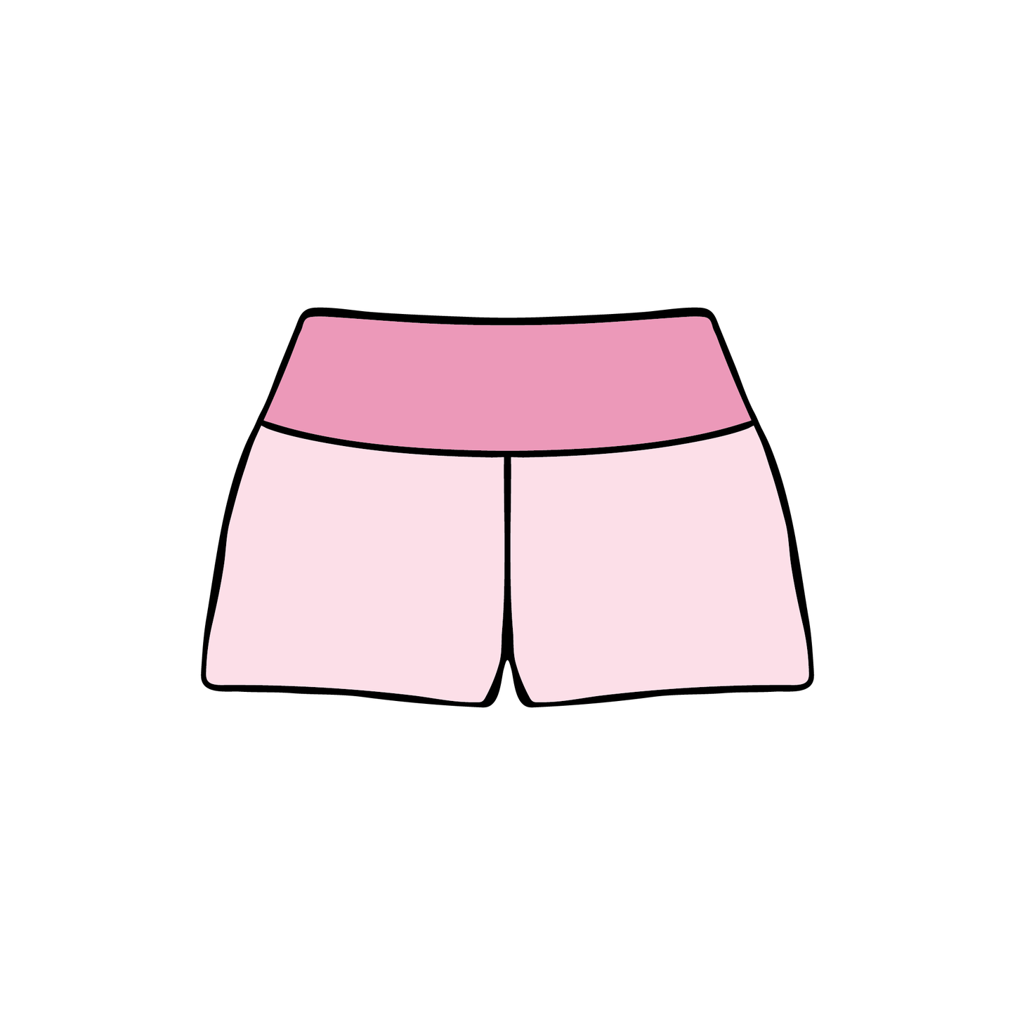 San José State University x Delta Zeta 'Philanthropy' Foldover Shorts