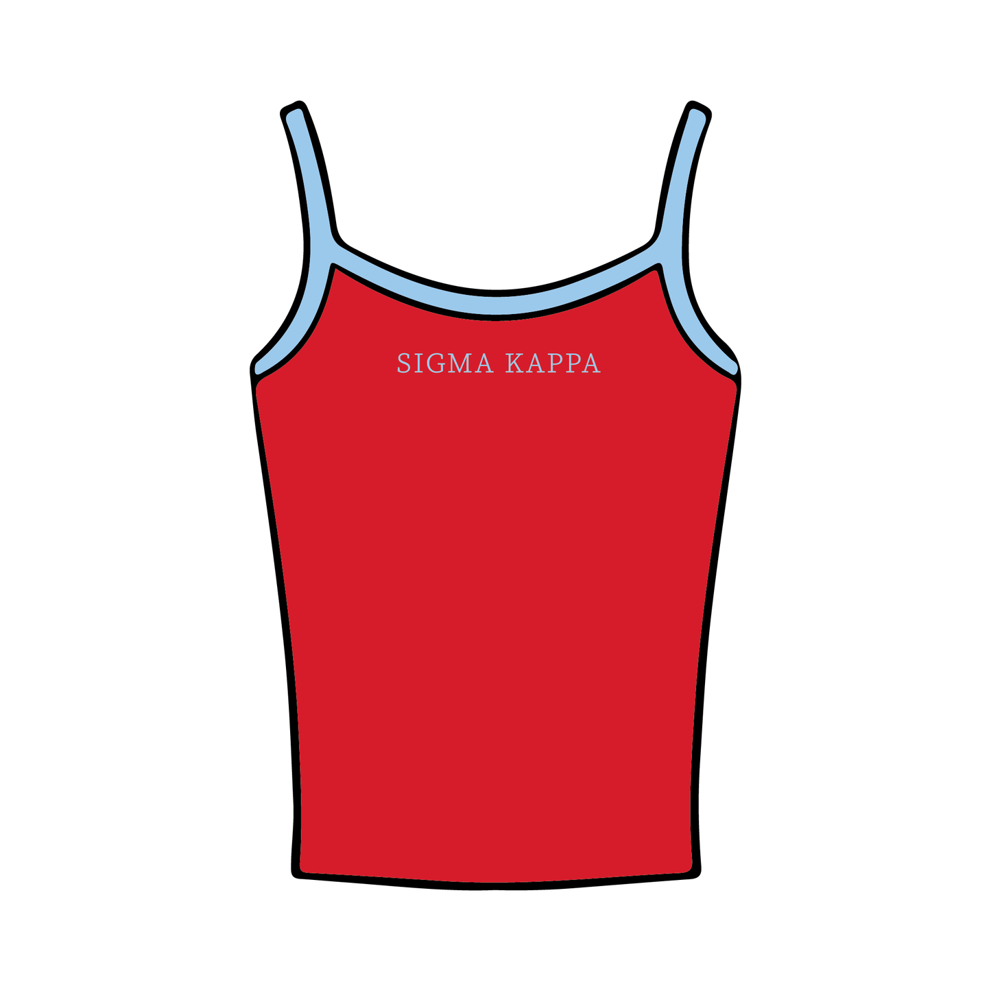 Texas Christian University x Sigma Kappa 'Spring Sisterhood Retreat' Spaghetti Tank Top