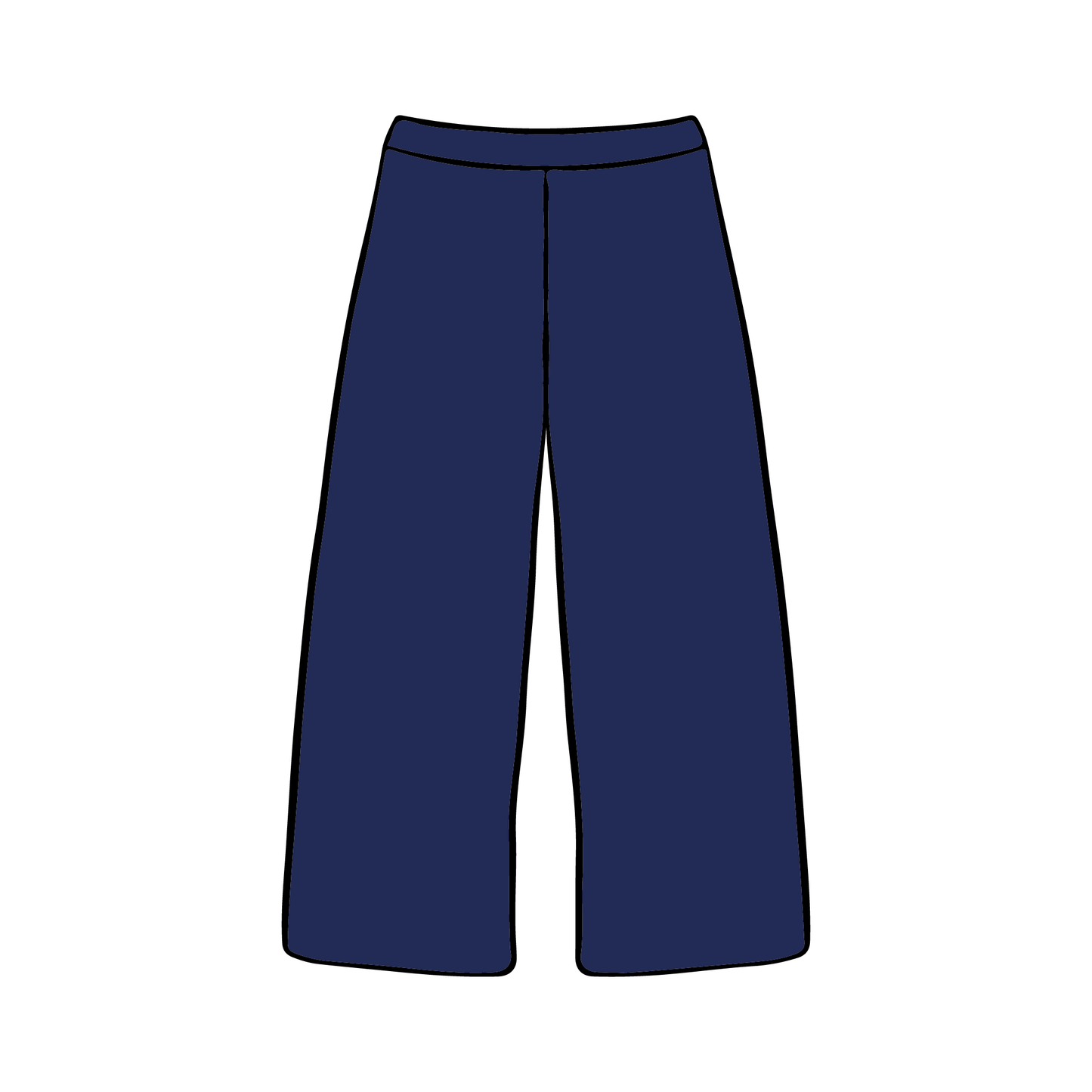 Southern Methodist University x Delta Delta Delta 'Summer Drop' Wide-leg Sweatpants