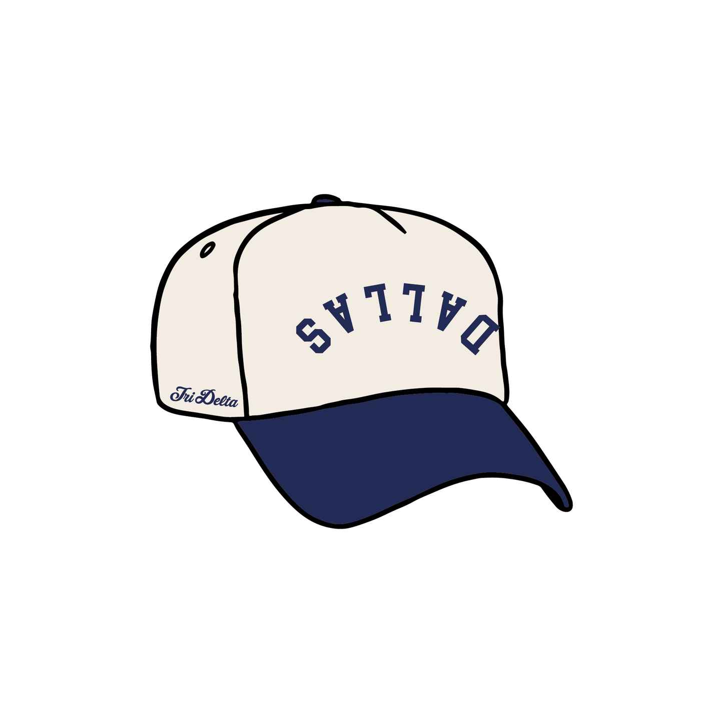Southern Methodist University x Delta Delta Delta 'Summer Drop' Hat