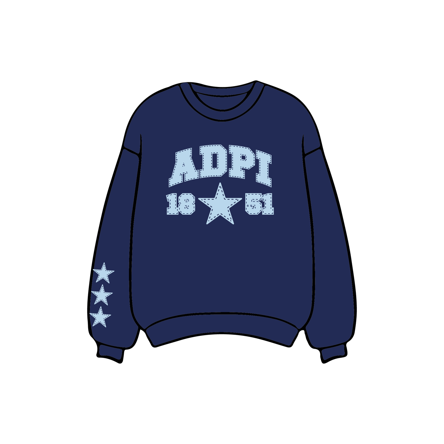 Southern Methodist University x Alpha Delta Pi 'Spring Set' Crewneck