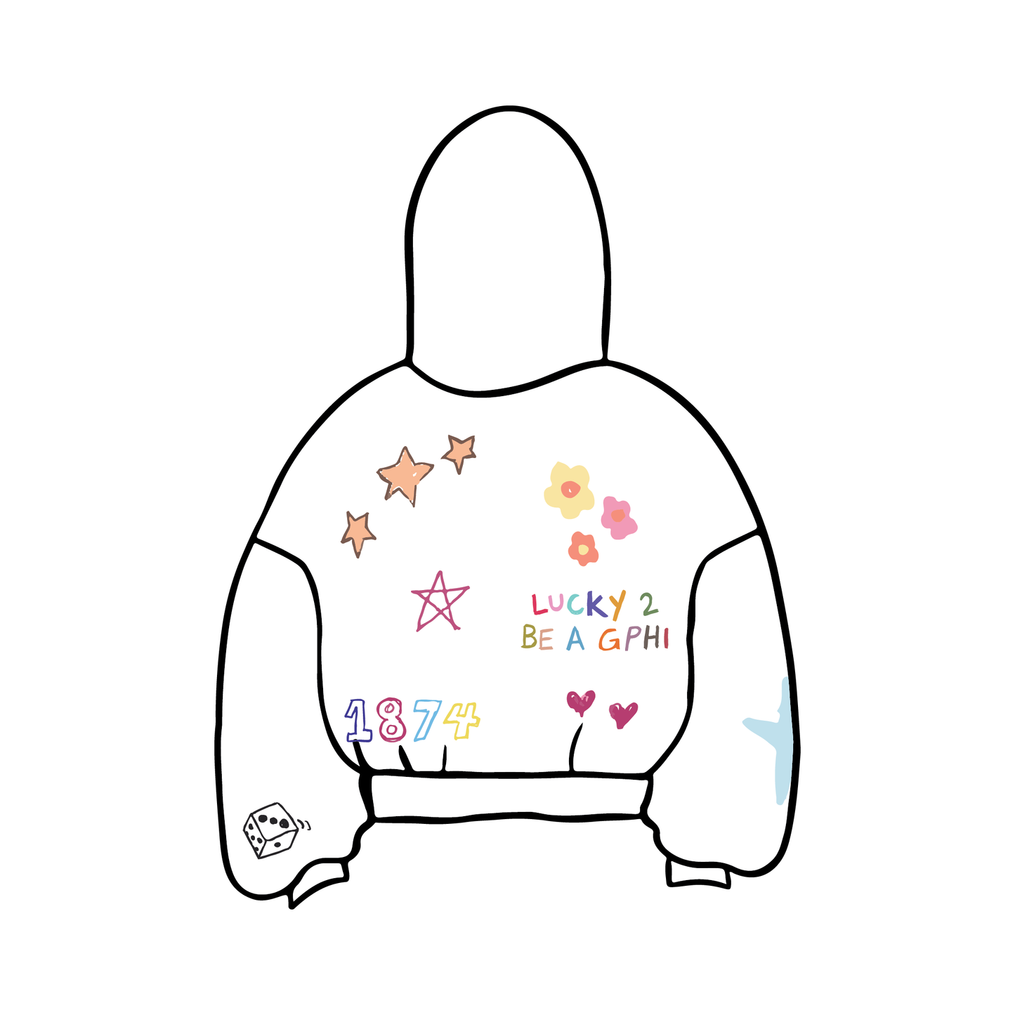 Syracuse University x Gamma Phi Beta 'Spring Recruitment 2025' Hoodie