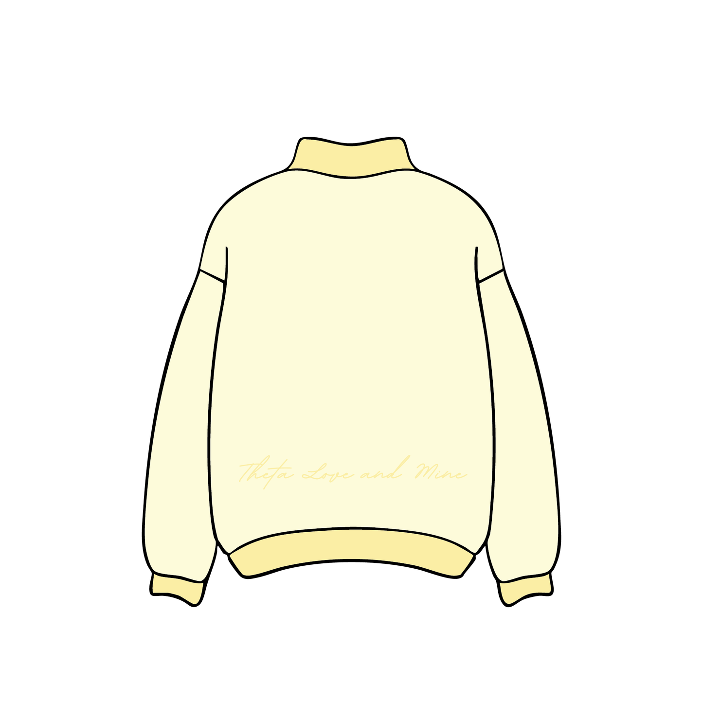Syracuse University x Kappa Alpha Theta 'Spring Semester Merch' Mockneck