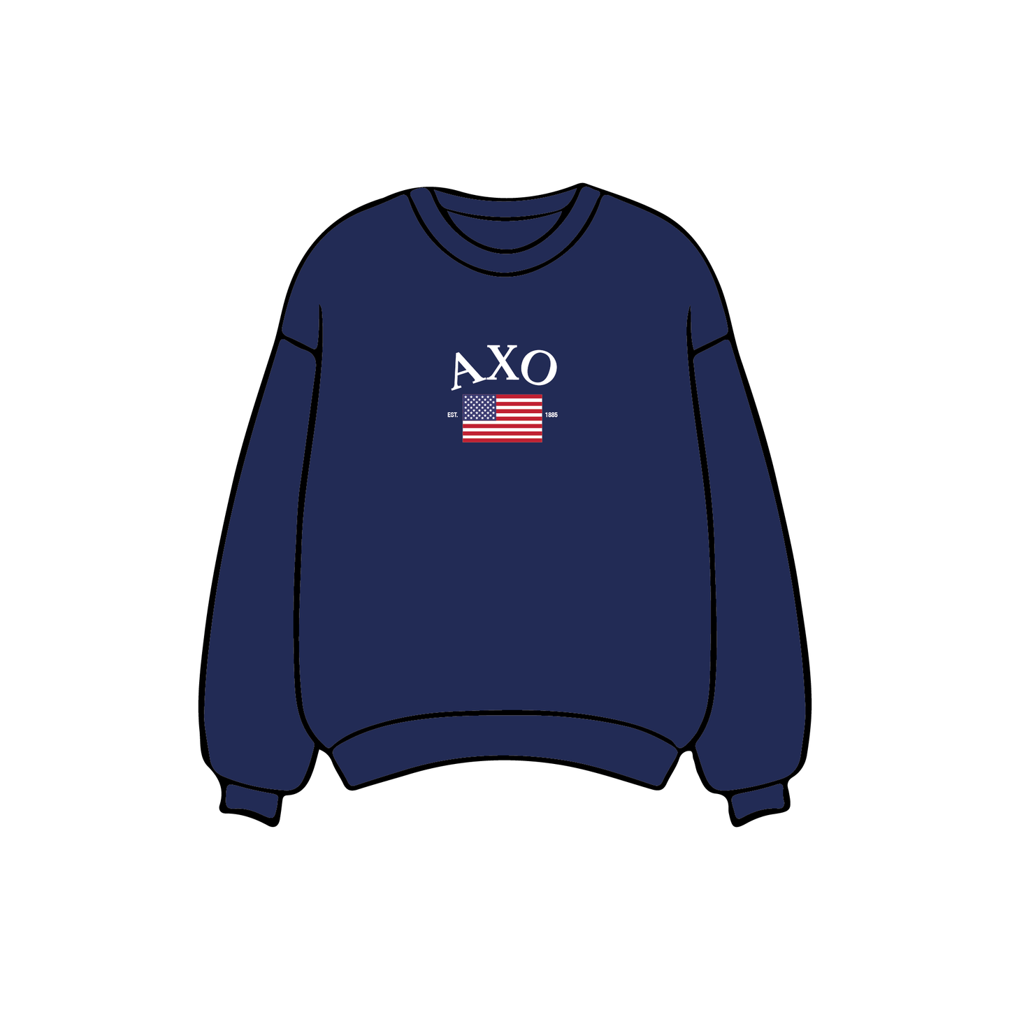 Texas Christian University x Alpha Chi Omega 'Summer PR' Crewneck